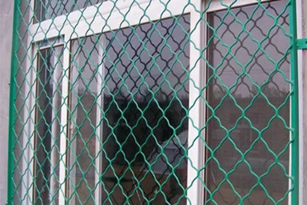 Aluminum Amplimesh - Extruded Security Grille for Windows and Gates